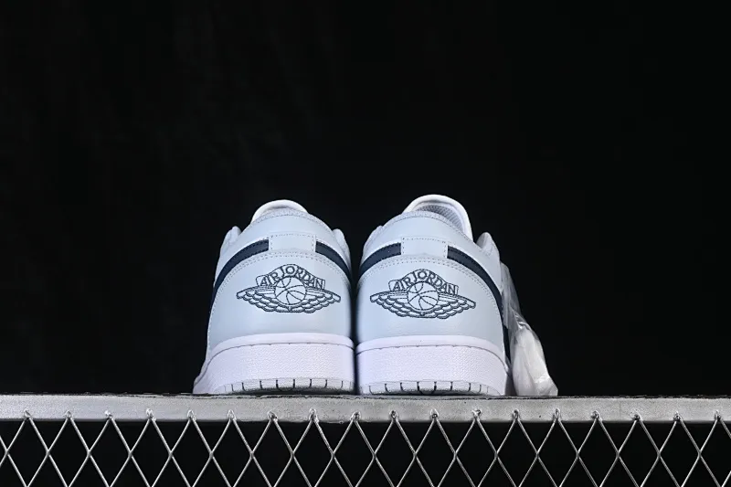 All categories Air Jordan Jordan series basketball shoes Air Jordan 1 Low Air Jordan 1 Low AJ1 Joe 1 white gray blue hook low-top retro cultural basketball shoes 553558-400